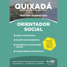 Quixad�-ce  2026  Orientador S�cial 